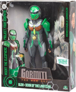 Gelede figuur - GORMITI - Scion met Earth-projector - Glen - 27 cm - vanaf 4 jaar oud - GRV054