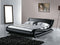 AVIGNON - Futon tweepersoonsbed - Zwart - 160 x 200 cm - Leer