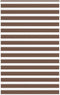 vidaXL - Zebra - rolgordijn - 140x230 - cm - stofbreedte - 135,9cm - polyester - bruin