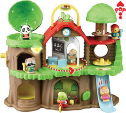 Klorofil - School Speelset - 3 poppetjes en 9 accessoires