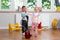 Klein Toys Bosch stofzuiger - 19x25x74 cm - realistische zuig en geluidseffecten - rood