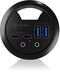 Icy Box IB-HUB1403B - USB Hub - 2x USB 3.2 Gen 1 Type-A en Type-C - Antraciet