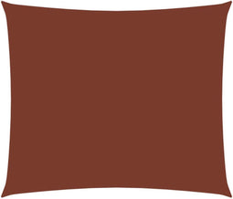 vidaXL - Zonnescherm - rechthoekig - 3,5x4,5 - m - oxford - stof - terracottakleurig