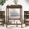vidaXL Tuintafel 121x82,5x110 cm massief grenenhout honingbruin