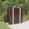 vidaXL - Tuinschuur - 192x108x223 - cm - gegalvaniseerd - staal - donkerbruin