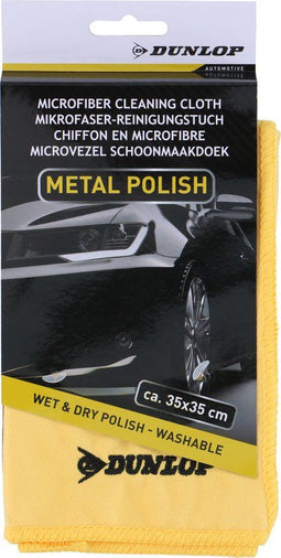 Dunlop Microvezeldoek - Polijsten Metaal - 35x35 cm - Geel