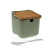 Suikerpot Versa Groen Keramisch Bamboe Dolomite 8,3 x 8,3 x 8,3 cm