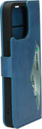Mobiparts iPhone 13 - Classic Wallet Case - Ruimte voor pasjes - Steel Blue