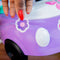 BRIGHT STARTS 3-in-1 rollator, kleine auto, 3 evoluerende spelmodi, paars