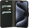 Mobiparts iPhone 15 Pro Max - Classic Wallet Case - Ruimte voor pasjes - Zwart