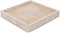 MOOISA - Travertine Dienblad vierkant - Tray 30x30cm - rond marmer dienblad - vierkant marmer dienblad - decoratie schaal - tapasplank - serveerplank