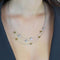 Boccia Titanium 0852.02 - Dames Ketting 45-50 cm - Puur titanium - Goudkleurige accenten