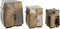Basket spelset DKD Home Decor Natuurlijk Bamboe (3 Onderdelen) (32 x 32 x 40 cm)