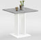 FMD - Eettafel - 70 - cm - betongrijs - en - wit