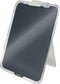 Leitz Cosy Beschrijfbare Glassboard Voor Bureau - Clipboard a4 Formaat - Glazen Memobord Inclusief Inclusief Pennenhouder En Minimarker Met Wisser - Fluweel Grijs