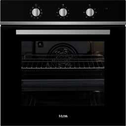 Etna OM165ZT - Oven - Turbo heteluchtfunctie 7 programma's - Zwart glas en RVS