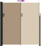 vidaXL - Windscherm - uittrekbaar - 220x600 - cm - taupe