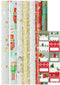 Kerstpapier - 7 designs - 2 meter x 70 cm - Multikleur