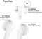 iMoshion Draadloze Oordopjes TWS-i2 Bluetooth Earbuds - Bluetooth Oordopjes - Draadloze Oortjes - Wit