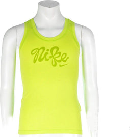 Nike Flip Tank Top BK - Sporttop - Kinderen - Maat 152 - 158 - Lime