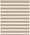 vidaXL - Zebra - Blind - 125x100 - cm - stofbreedte - 120,9 - cm - polyester - zandbruin