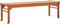 vidaXL - Tuinbank - 3-zits - 150 - cm - massief - eucalyptushout