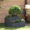 vidaXL - Tuinplanter - Antraciet - 60x60x50 - cm - Staal