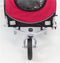 Trixie Joggerset - Fietskar Large - 360 graden zwenkwiel - Rood/Zwart