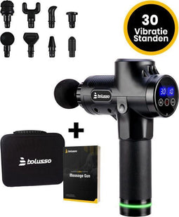 Bolusso Premium Massage Gun - Massage Apparaat - 30 standen - 8 opzetstukken