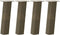 vidaXL - Salontafelpoten - 4 - st - 42 - cm - staal - naturel