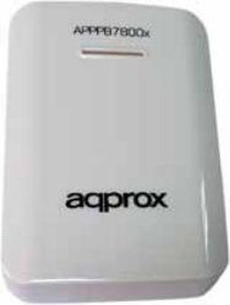 Approx APPPB7800W powerbank Wit 7800 mAh