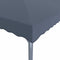 vidaXL - Prieel - 400x300 - cm - aluminium - antraciet