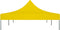 vidaXL Partytentdak - 270 g/m² - 6x3 m - Geel