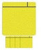Smit Visual - Magneet scrum 75x75mm geel 5 stuks
