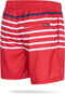 Pierre Cardin - Heren Zwembroeken Striped Swim Short - Rood - Maat L