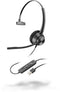 Poly EncorePro 310 - Mono headset - USB-A met noisecancelling - Zwart