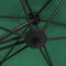 vidaXL - Parasol - met - stalen - paal - 300 - cm - groen