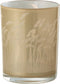 J-Line windlicht Pampas - glas - beige/wit - small - 2 stuks