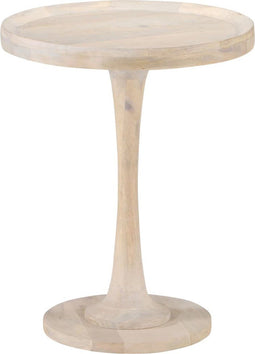 vidaXL - Bijzettafel - Ø60x75 - cm - massief - mangohout