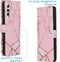 iMoshion Hoesje Geschikt voor Samsung Galaxy A14 (5G) Hoesje Met Pasjeshouder - iMoshion Design Softcase Bookcase - Roze / Pink Graphic