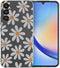 imoshion Hoesje Geschikt voor Samsung Galaxy A34 (5G) Hoesje Siliconen - imoshion Design hoesje - Meerkleurig / Daisy Flower