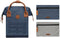 Cabaia Adventurer Small - Laptoprugzak - 10 inch - 2 verwisselbare voorvakken - Blauw