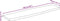 vidaXL - Tafelblad - met - natuurlijke - rand - 160x40x3,8 - cm - massief - mangohout