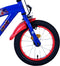 Sonic Prime Kinderfiets - Jongens - 14 inch - Handrem en Zijwieltjes - Blauw Rood
