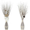 Boeket DKD Home Decor Blommor Kokosvezel (2 pcs) (40 x 40 x 100 cm)