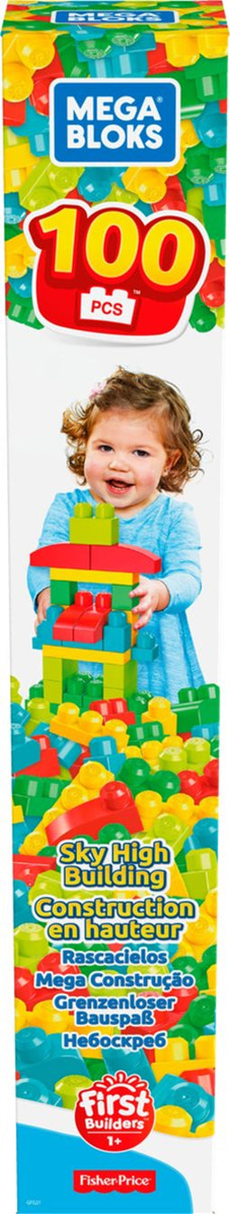 Mega Bloks Torenhoog Bouwen Blokken - 100 bouwstenen