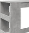 vidaXL - Bartafel - met - rekken - 90x40x103,5 - cm - bewerkt - hout - betongrijs