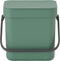 Brabantia Sort & Go - Aanrecht Afvalbakje - 3 liter - Fir Green