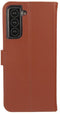 Valenta Galaxy S21 - Telefoonhoesje Echt Leer - Pasjeshouder voor 3 Pasjes - Bruin