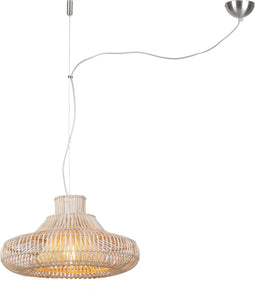 GOOD&MOJO Hanglamp Kalahari - Rotan - Ø45cm - Scandinavisch,Bohemian - Hanglampen Eetkamer, Slaapkamer, Woonkamer